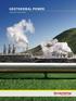 GEOTHERMAL POWER INDUSTRY SOLUTIONS