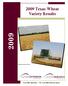 2009 Texas Wheat Variety Results