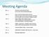 Meeting Agenda. 6:00 P.M. Welcome and Introductions Dan Corcoran, EID Environmental Manager