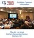 Exhibitor /Sponsor Information. May 20-22, 2019 Durham Convention Center, Durham, NC