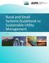 Rural and Small Systems Guidebook to Sustainable Utility Management