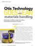 goes lean Otis Technology materials handling with modern system report