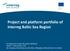 Project and platform portfolio of Interreg Baltic Sea Region