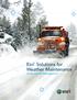 Esri Solutions for Weather Maintenance Snow and Ice Management