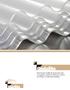Translucent multiwall polycarbonate corrugated sheets for flat and curved coverings in industrial building.