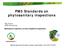 PM3 Standards on phytosanitary inspections