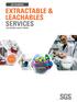 EXTRACTABLE & LEACHABLES SERVICES