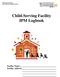 Child-Serving Facility IPM Logbook