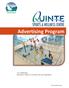 Advertising Program. City of Belleville Recreation, Culture & Community Services Department Advertising Package