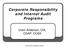 Corporate Responsibility and Internal Audit Programs