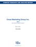 Cross Marketing Group Inc.