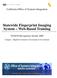 Statewide Fingerprint Imaging System Web-Based Training