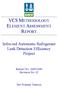 VCS METHODOLOGY ELEMENT ASSESSMENT REPORT
