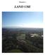 Land Use. I. Introduction