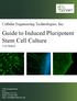 Guide to Induced Pluripotent Stem Cell Culture