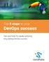 The 5 steps to your DevOps success