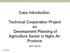 Case Introduction: Technical Cooperation Project on Development Planning of Agriculture Sector in Nghe An Province
