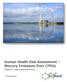 Human Health Risk Assessment Mercury Emissions from CFPGs