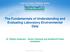 The Fundamentals of Understanding and Evaluating Laboratory Environmental Data