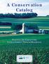 A Conservation Catalog. Practices for Conserving Pennsylvania s Natural Resources