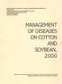 SOYBEAN, MANAGEMENT OF DISEASES ON COTTON AND