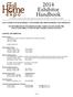 2014 Exhibitor Handbook This handbook is a binding part of the exhibitor agreement as agreed in item 18 of the terms and conditions. Rev