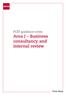 PCEF guidance notes. Area J Business consultancy and internal review