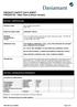 PRODUCT SAFETY DATA SHEET PRODUCTS: Odeo Flare (Lithium Variant)