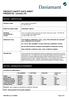 PRODUCT SAFETY DATA SHEET PRODUCTS: L6/L6A/L161