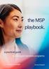 the MSP playbook. a practical guide to managed services programs. human forward.