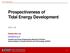 Prospectiveness of Tidal Energy Development