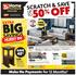 SCRATCH & SAVE SAVE. 679 Loveseat $ 299 Sofa Table $ Sofabed Chaise Was $1529