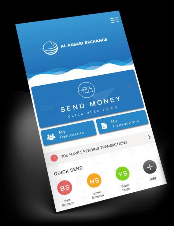 AL ANSARI EXCHANGE AL ANSARI EXCHANGE mobile app let users send and