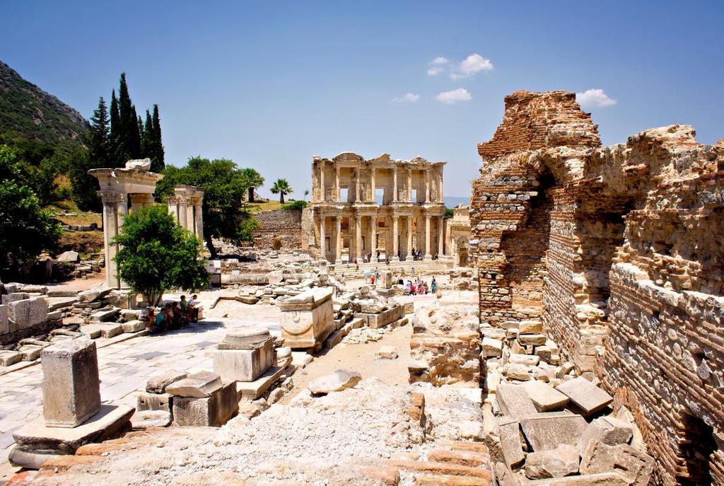 Ephesus still has a wealth of marble tempera, mosaics and a 25,000-seat Grand Theatre, Roman's capital, Asia Minor.