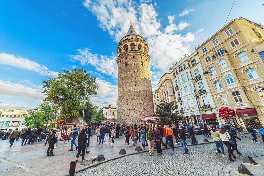 3. THE GALATA TOWER Built-in the mid-14th century, the Galata Tower served as a fire tower, barracks, and jail. One of the finest views of Istanbul can be had from the top of the tower. 4.