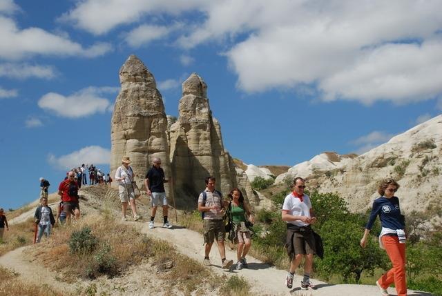 It's a 16-kilometre trail that starts in Pigeon Valley and continues to Goreme and Uchisar.