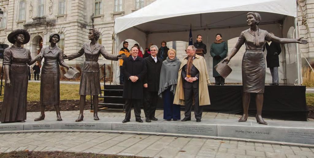 Highlights Unveiling of the Monument Honouring Women in Politics On 5 December 2012, the President of the National Assembly, Mr.