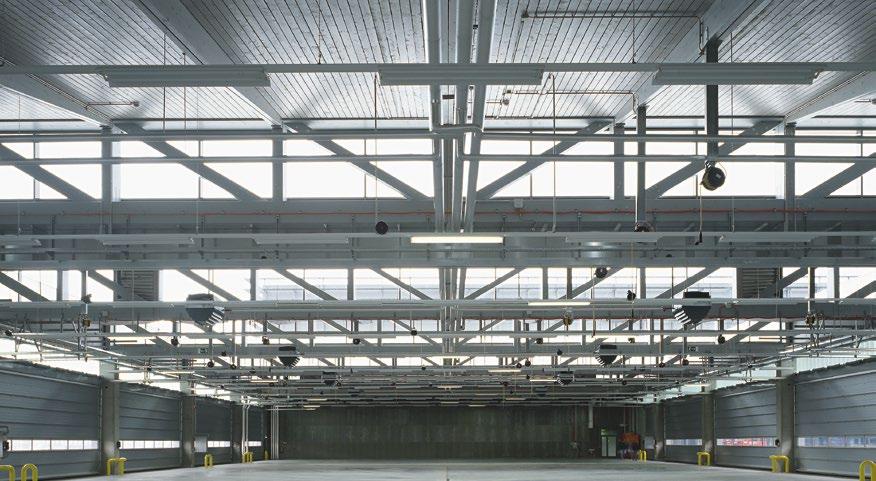 ROOF ELEMENTS FLEXIBLE AND COMPLETE Glulam beams for roof structures of hall buildings of all kind have been