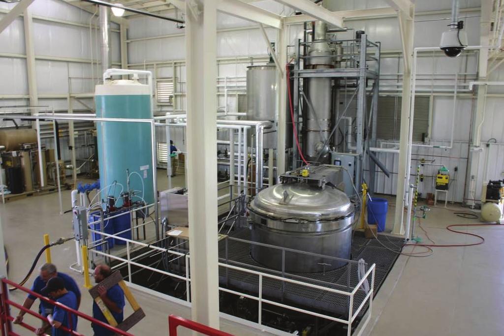 Figure 1. A tissue digester in a fixed alkaline hydrolysis facility.