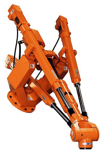 Compared to a serial link machine, this type of robot has a small range of motion due to the configuration of the axes, although it has a broad mix of applications.