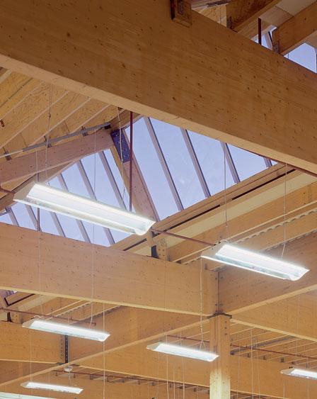 class In cases of fire, glulam retains the structure s stability longer than other materials due to slow charring VISUALLY ATTRACTIVE Visual and aesthetic demands concerning wood and surface
