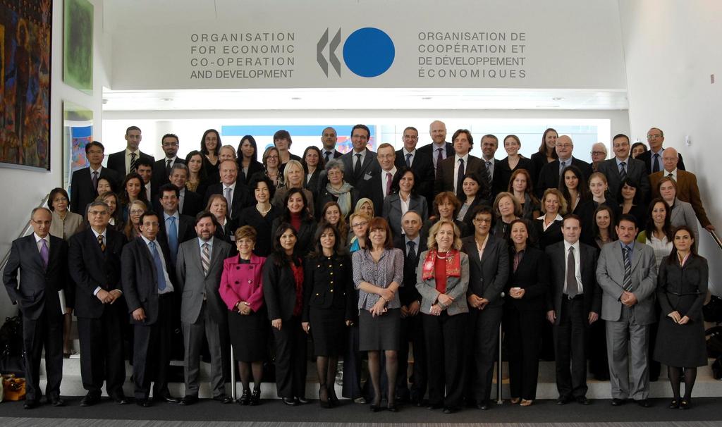 Group photo of the delegates attending the MENA-OECD