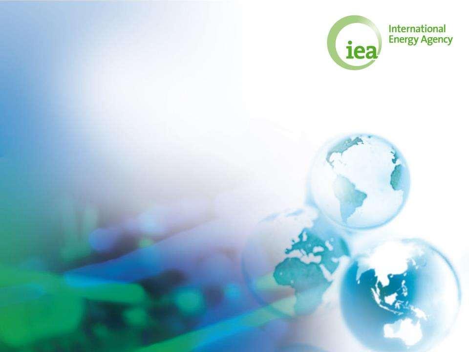 Indicators to monitor energy efficiency progress: the IEA experience Roberta Quadrelli Head - Energy Balances, Prices, Emissions, Efficiency IEA Energy Data Centre Capacity