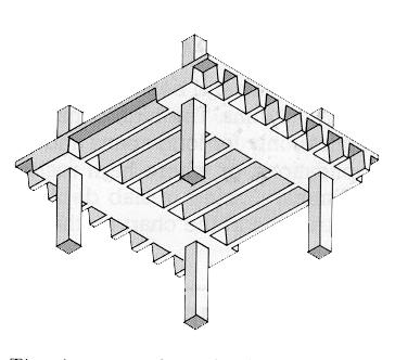 form of joist or decking in between. This is enough for many designers, but some need the two directional spanning capacity that site cast concrete can offer.