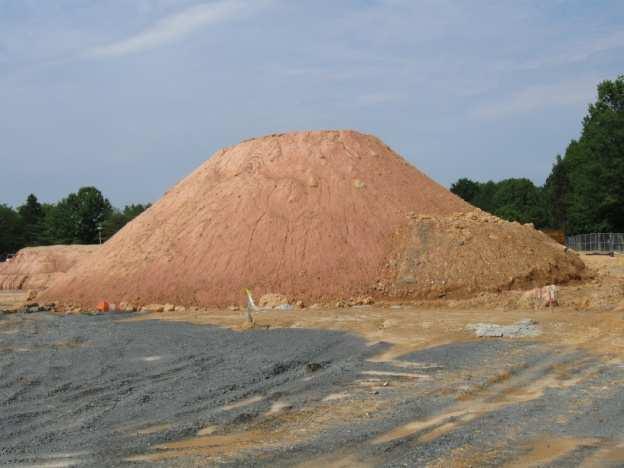 MS-2 Stockpiles and borrow areas Soil stockpiles and borrow areas shall be stabilized or protected with sediment