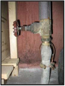 How to identify lead service lines (cont.) 3. Inspect the valve.