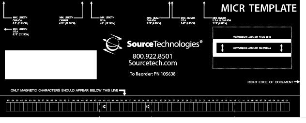 printer s serial number readily available to receive the MICR