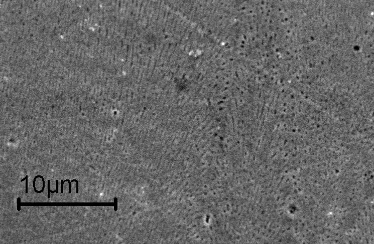Variable pressure SEM analysis In Figure 14 and 15, high magnification VPSEM obtained with secondary electrons reveals that specimen A and B have a large presence of submicron size pores.