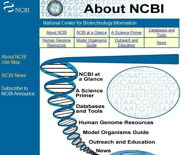 NCBI http://www.ncbi.nlm.nih.