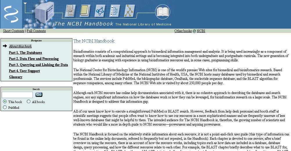 NCBI Handbook NCBI